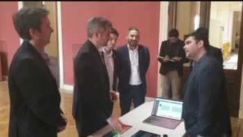 pena recibio a pymes que fueron destacadas en el congreso de la nacion