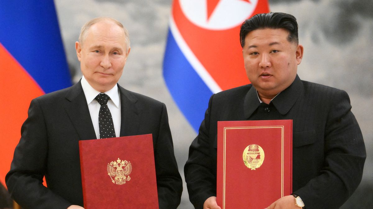 Kim Jong Un ratified a military alliance with Russia in the face of a possible external attack