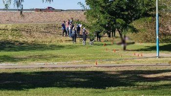 El lugar donde encontraron el cuerpo de la joven.&nbsp;