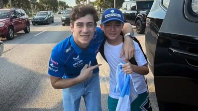 Franco Colapinto y un gesto de humildad con un fanático&nbsp;