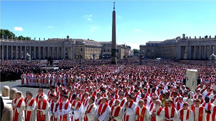 The exequial mass was held to fire Francisco. The exequial mass was held to fire Francisco.