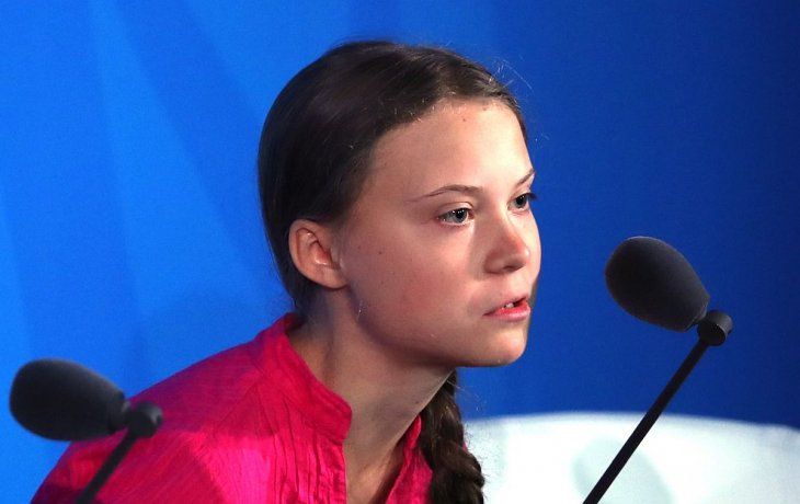 Greta Thunberg.