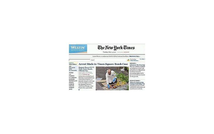 The New York Times fue elegido entre los sitios de noticias.