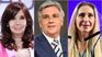Cristina Kirchner, Martín LLaryora y Karina Milei. 