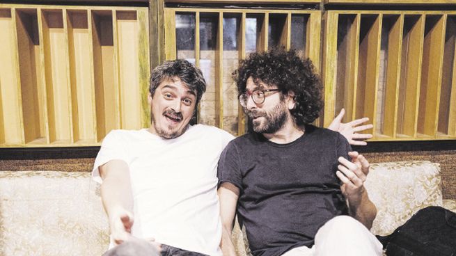 dúo. Franco Luciani (izq.) y Fabrizio Mocata. Dos para el tango, al estilo italiano, naturalmente.