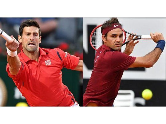 Djokovic sigue en su preparación haciando Roland Garros. El Grand Slam parisino parece lejano para Federer.