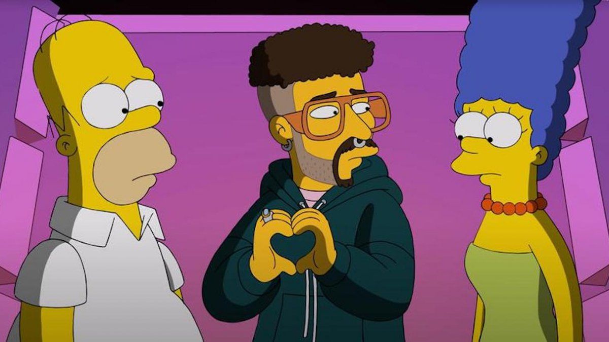 Simpsons Fotos De Bad Bunny Personajes De Los Simpsons Pegatinas