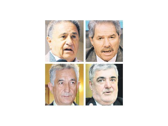 Eduardo Duhalde, Felipe Solá, Alberto Rodríguez Saá y Mario Das Neves.