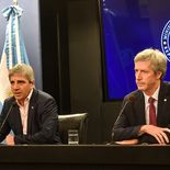 Luis Caputo se mostró optimista tras el apoyo de EEUU al Gobierno. Luis Caputo se mostró optimista tras el apoyo de EEUU al Gobierno.