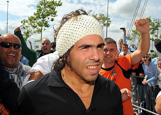 El argentino recibió el afecto de la gente.