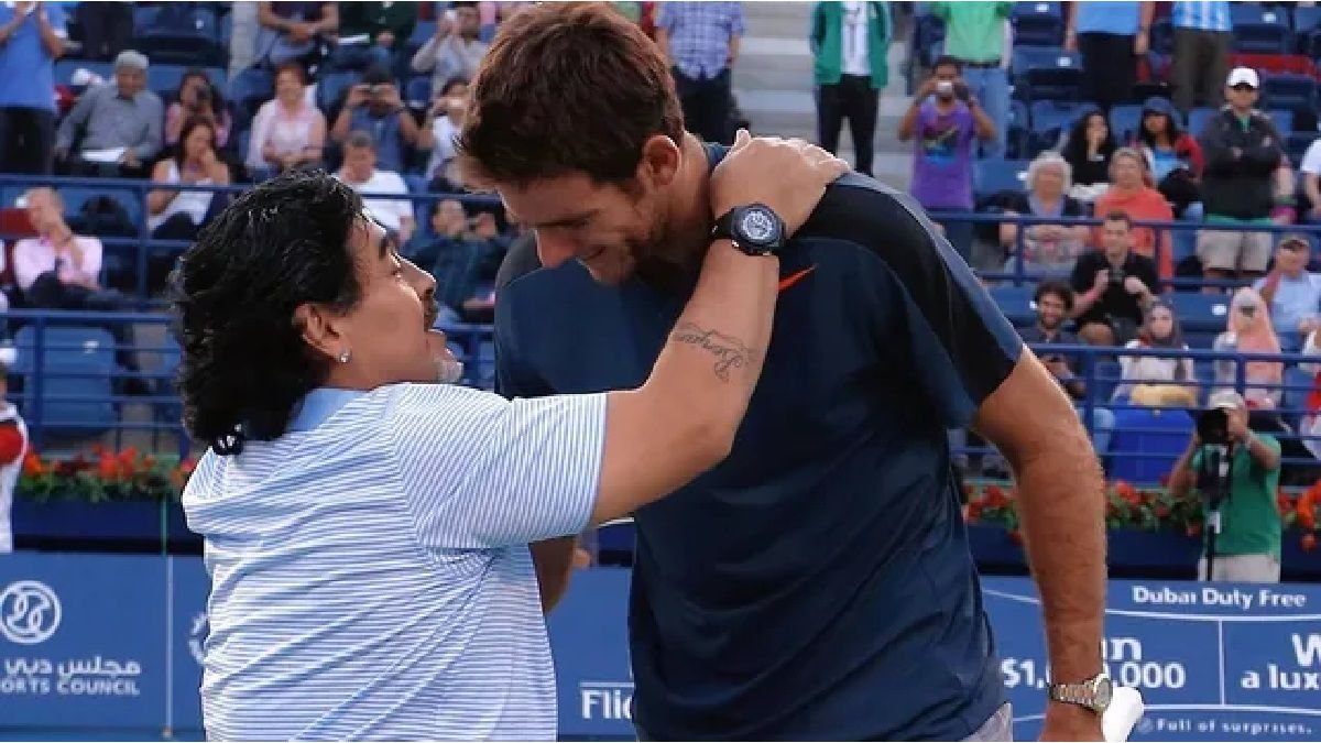 Juan Martín Del Potro remembered Diego Maradona and revealed a funny anecdote after winning the Davis Cup