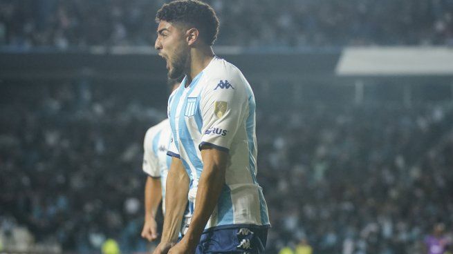 Desahogo. Racing ganó sobre la hora con un gol en contra y tiene puntaje ideal en la Copa Libertadores.
