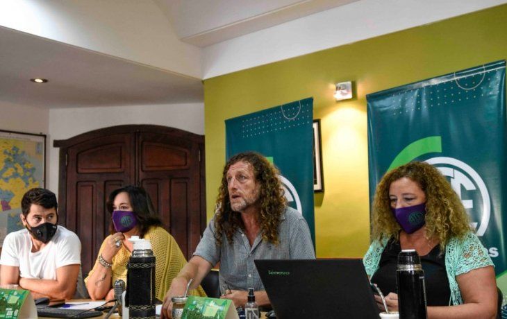 Oscar de Isasi, secretario general de ATE Bonaerense.