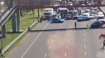 Caos en la General Paz por el múltiple choque