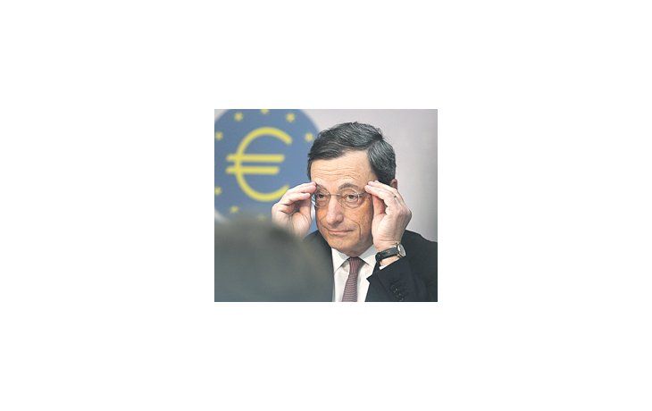 El titular del BCE, Mario Draghi, reconoció ayer que las perspectivas económicas no son halagüeñas en la eurozona.