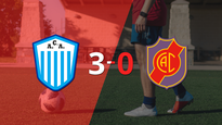 argentino de merlo golea 3-0 como local a colegiales
