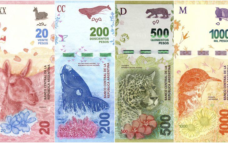 Los nuevos billetes entrarían en circulación en el mes de junio, cuando se terminan los que llevan animales que imprimió el gobierno anterior.