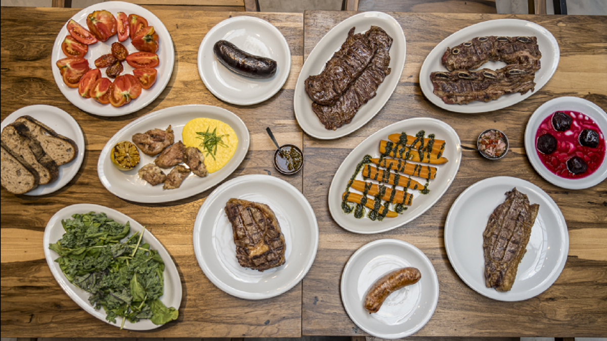 He cooked barbecues for artists and celebrities and opened his own grill in Palermo