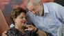 Dilma Rousseff and Lula da Silva. 