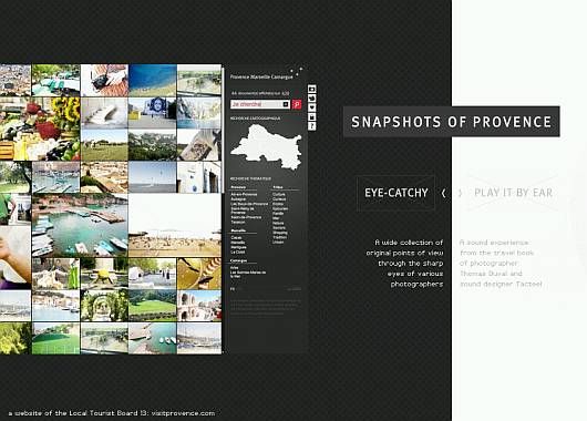 Snapshots of Provence, dedicado a Turismo.