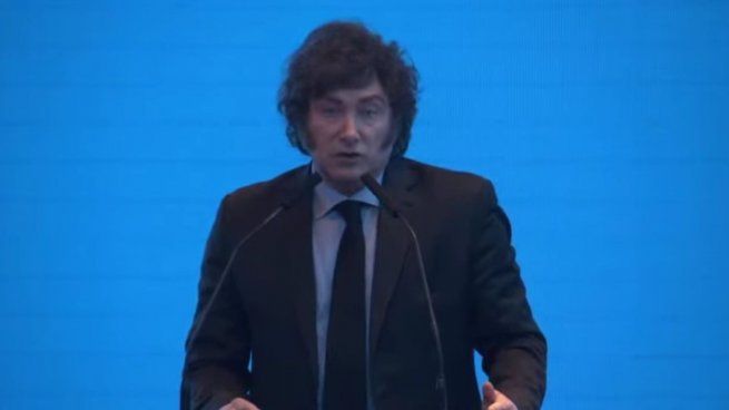 Javier Milei en el International Economía Forum (IEFA)