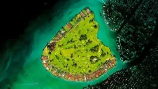 La hermosa isla en la que vive Jeff Bezos.