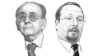 Carlos Fayt y Martín Sabbatella