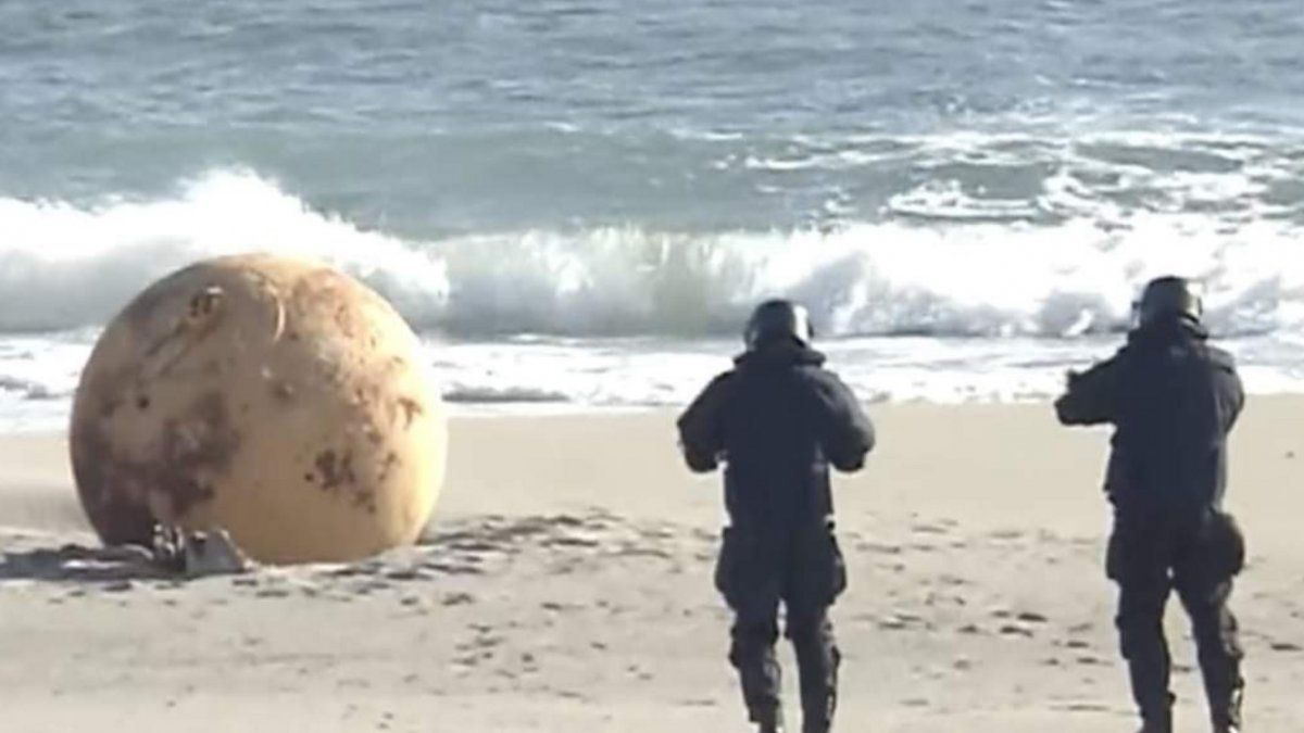 They revealed what the giant ball found on a beach in Japan was