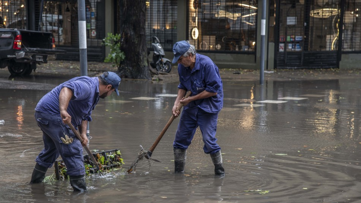 Strong temporal caused damage in Rosario and affected the bus terminal