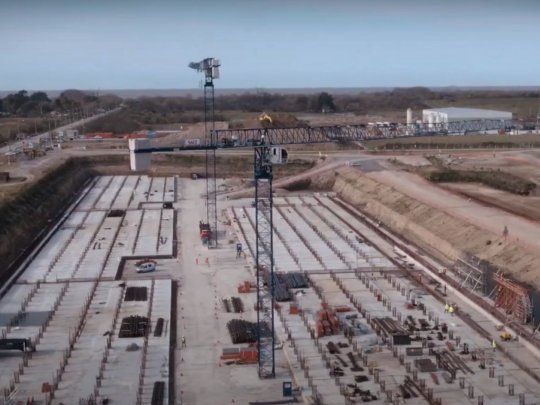 Fernández y Kicillof iniciaron una obra faraónica