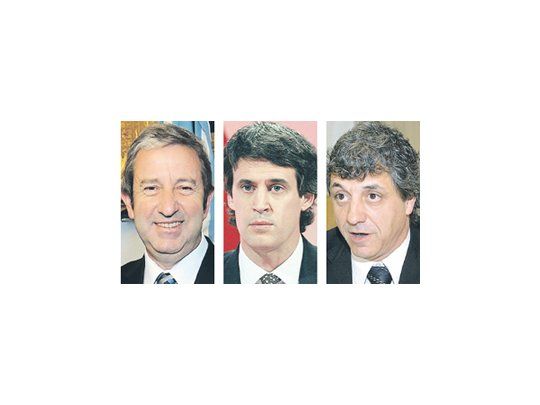 Julio Cobos, Alfonso Prat Gay, Gustavo Marconato