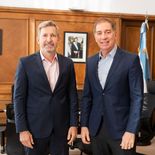 Aliados: Rogelio Frigerio y Diego Santilli, juntos. Aliados: Rogelio Frigerio y Diego Santilli, juntos.
