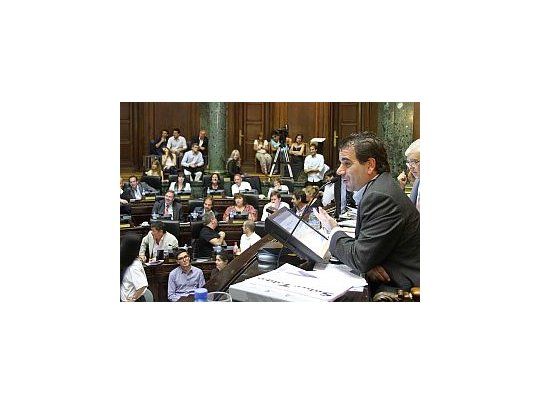 La últia sesión de Cristian Ritondo al frente de la Legislatura. Su próximo cargo será de ministro de Seguridad bonaerense.