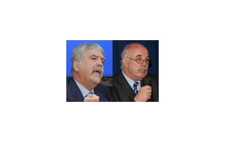 Julio de Vido y Carlos Casamiquela.