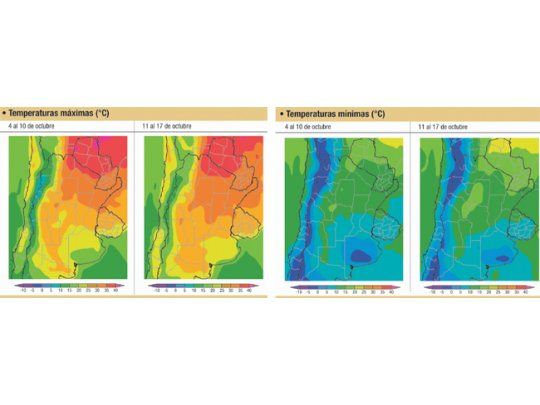 Habrá lluvias en NOA, Cuyo y Región Pampeana