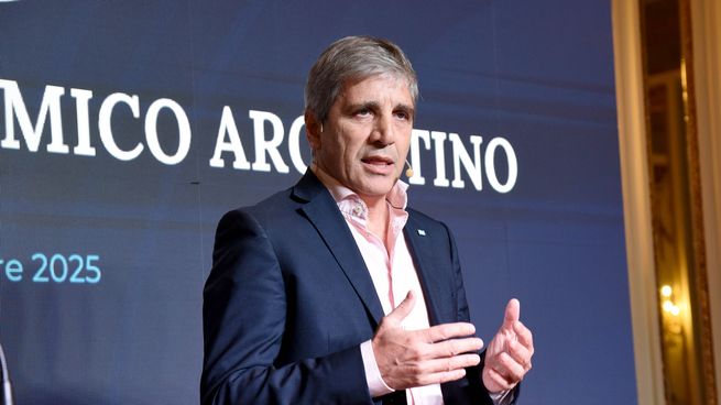 Luis Caputo reafirmó el plan económico del Gobierno.