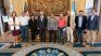 Marc Stanley along with CGT leaders. Marc Stanley along with CGT leaders.