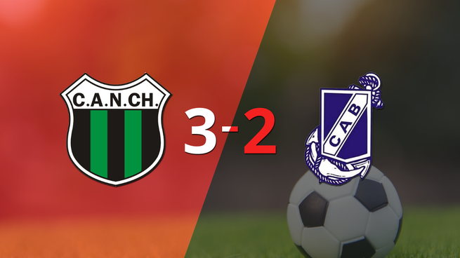 Partido de muchos goles y triunfo de Nueva Chicago sobre Guillermo Brown