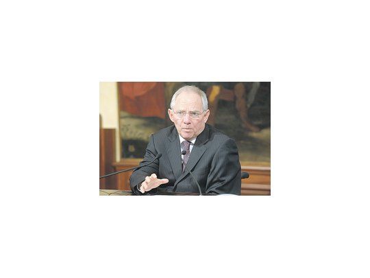 Wolfgang Schäuble, ministro de Finanzas de Alemania.