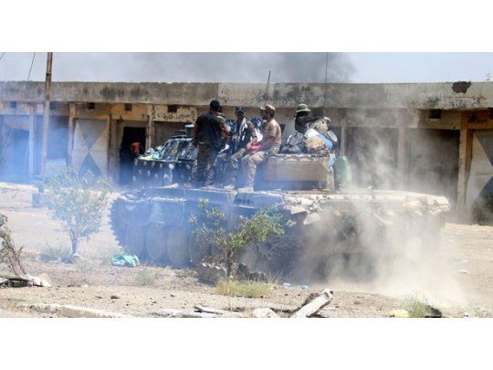 El Ejercito iraquí tras recuperar el último barrio en manos del Estado Islámico en Faluya.