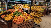 Puesto de frutas.