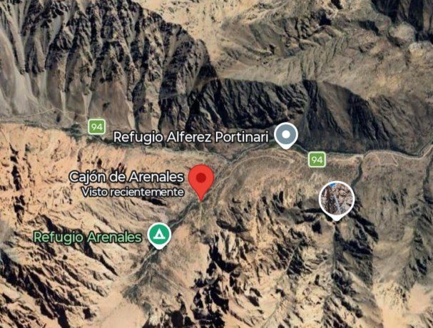 El alpinista sufrió una descompensación durante una excursión de alta montaña en la ciudad de Tunuyán, en Cajón de Arenales.