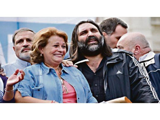cosecha. Mirta Petrocini y Roberto Baradel, dos de las espadas del Frente de Unidad Docente, que ayer le asestó un revés judicial a Vidal.