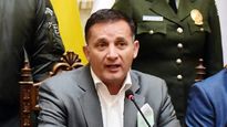 El ministro de Defensa del gobierno de facto de Bolivia, Luis Fernando López.