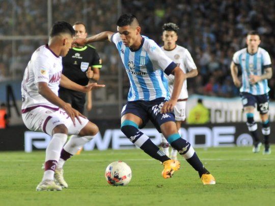 Racing le ganó a Lanús en la Liga Profesional.