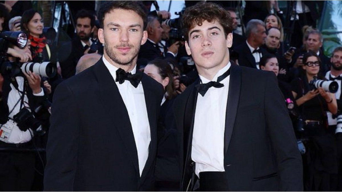 Franco Colapinto dressed up to say present at the Cannes Festival