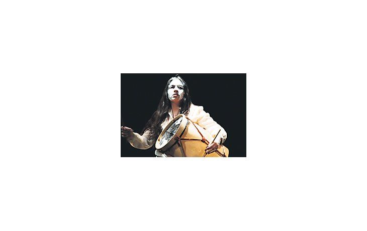 On stage