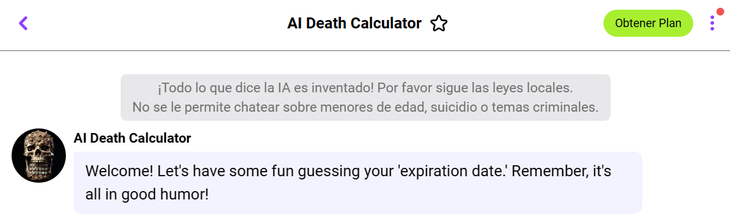 Para que la calculadora estime tu fecha de muerte, es necesario dar ciertos datos personales. Para que la calculadora estime tu fecha de muerte, es necesario dar ciertos datos personales.