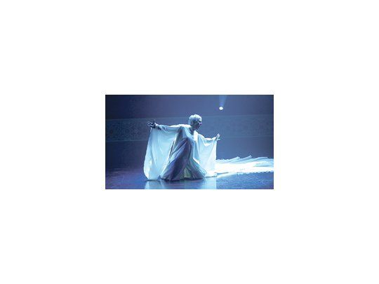 Claudia Lapacó brinda una composición de gran solidez como la malvada sultana Feyza, en la tercera y, desde todo punto de vista, inmejorable versión del musical de Pepe Cibrián y Ängel Mahler.