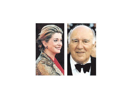Deneuve: en contra., Piccoli: a favor.